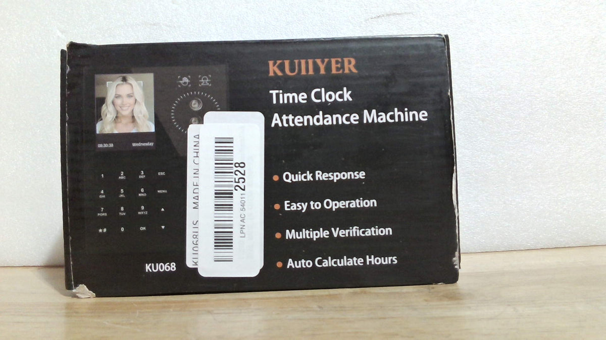 reloj marcador de asistencia KUIYER KU068 ( articulo viene como se muestra en la imagen 2-3 y 4