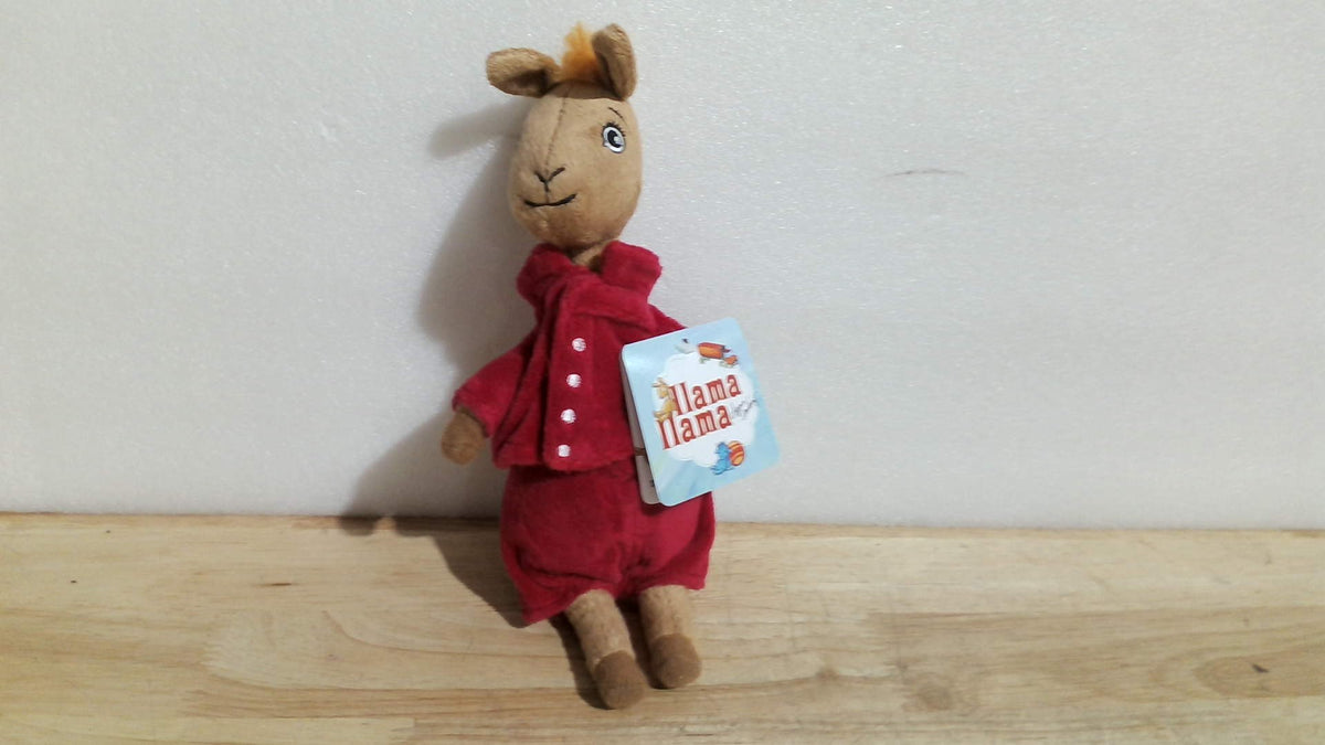 peluche oficial del personaje principal de la serie de libros infantiles "Llama Llama ( ARTICULO SE VIENE COMO ESTA EN LA SEGUNDA IMAGEN )