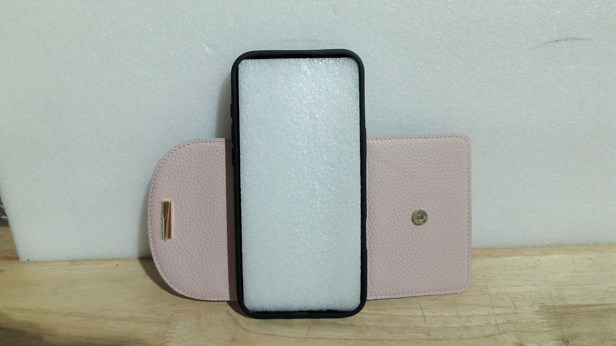 funda tipo billetera para teléfono celular con anillo de soporte integrado ( ARTICULO VIENE COMO SE MUESTRA EN LA SEGUNDA IMAGEN )