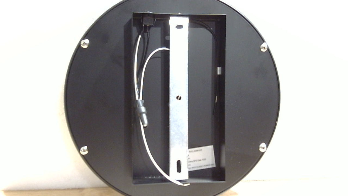 Lámpara LED de Techo RVCL250BKWW con Aro Negro y Difusor Blanco para Iluminación Interior⠋