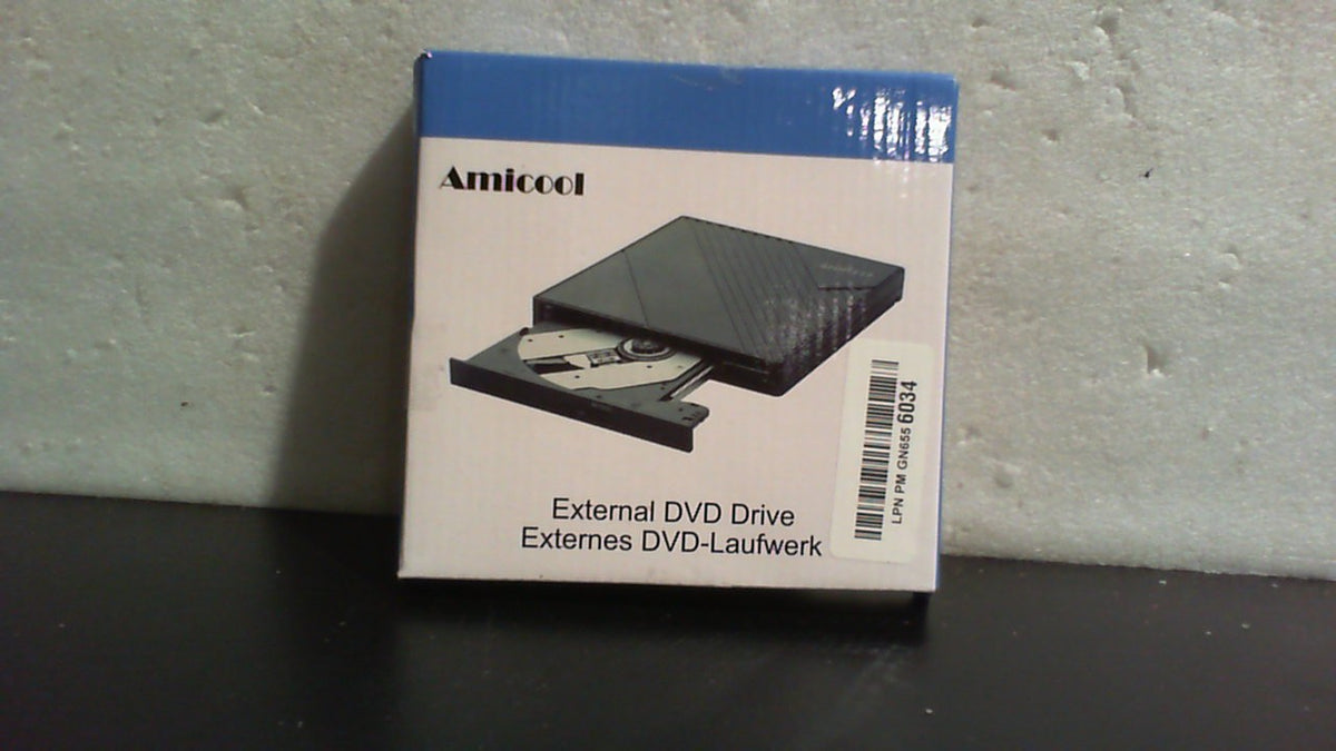 Unidad de DVD externa Amicool, unidad de CD externa USB 3.0 USB C para portátil