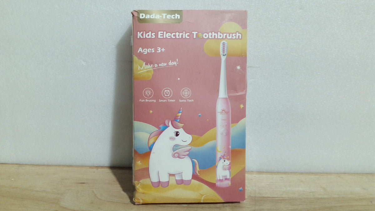 cepillo de dientes eléctrico sónico para niños de la marca Dada-Tech (Kids Electric Toothbrush) ( ARTICULO VIENE COMO SE MUESTRA EN LA IMAGEN 2 Y 3