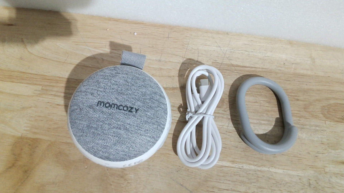 máquina de sonido portátil y ruido blanco Momcozy (Modelo WN06) ( ARTICULO VIENE COMO SE MUESTRA EN LA IMAGEN 2 Y 3