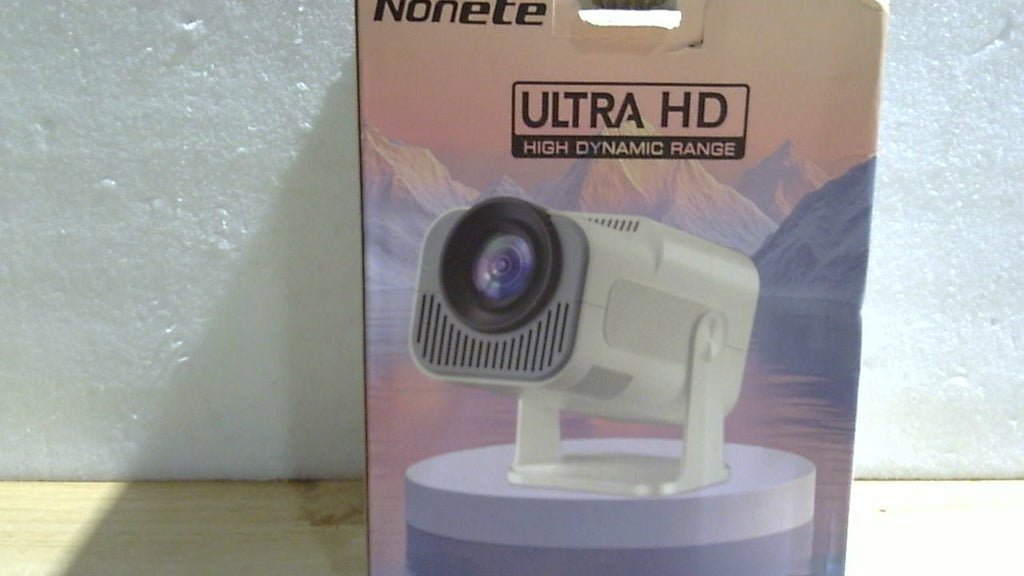 PRESENTA ALGUNAS MANCHAS DE SUCIO-Proyector multimedia NONETE NT30 WiFi 6 Bluetooth 5.2 Android Full HD 4K