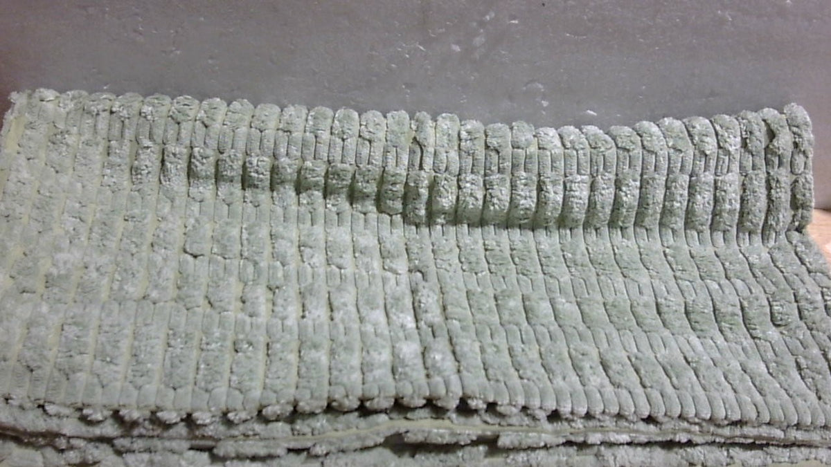 MIULEE Fundas de almohada de pana verde salvia de 18 x 18 pulgadas