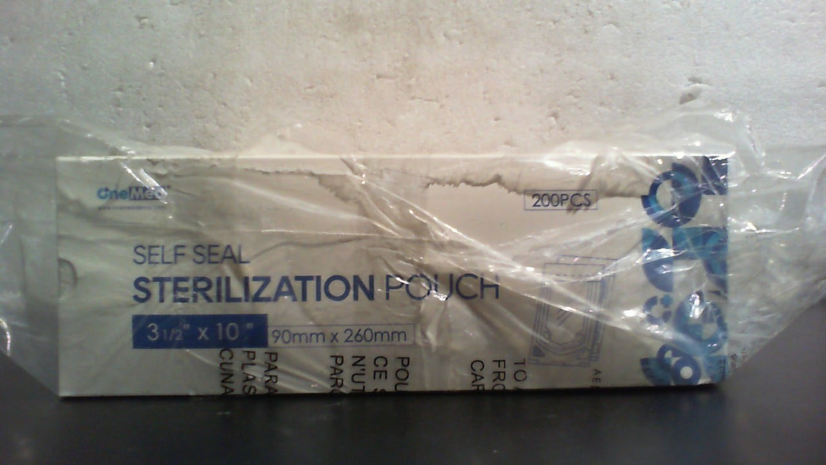 4PACK Bolsa de esterilización transparente de 90 x 260 mm