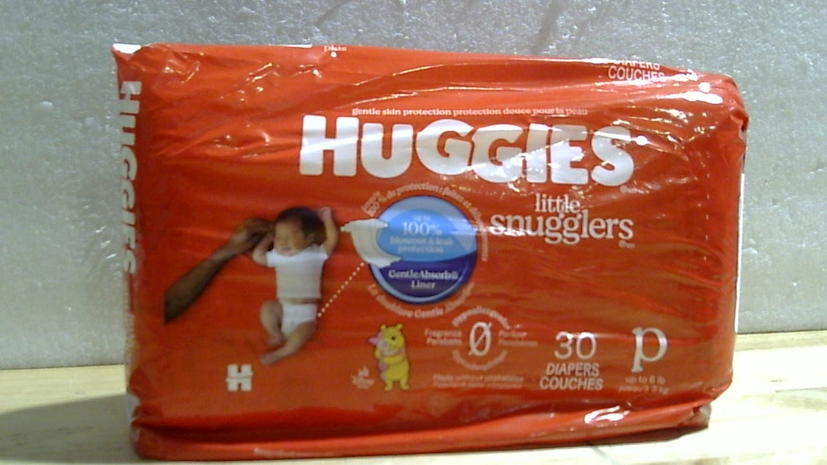 Huggies Little Snugglers , Pañales para Bebé sin Fragancia Talla Prematuro, 30 Unidades