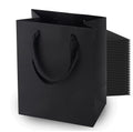 100 Bolsas de regalo negras MOXARYSU con asasBolsas de regalo negras MOXARYSU con asas