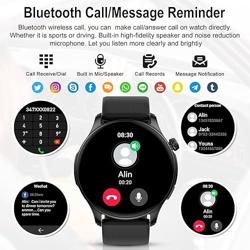 Smartwatch Fitness para Hombre y Mujer — Llamadas, Monitor Cardíaco, SpO2, Sueño y Podómetro, Compatible con Android e iPhone