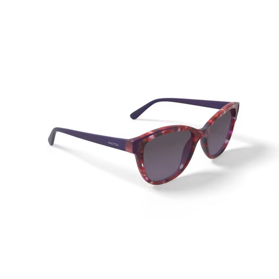 Nautica Gafas de Sol de Moda para Mujer Rx'able, NLS6003, Morado, 55-17-140, con Estuche