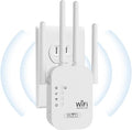 Extensor WiFi, repetidor WiFi, amplificador de Internet, extensores WiFi de largo alcance, amplificador de señal para el hogar, repetidor WiFi con puerto Ethernet que cubre hasta 9800 pies cuadrados