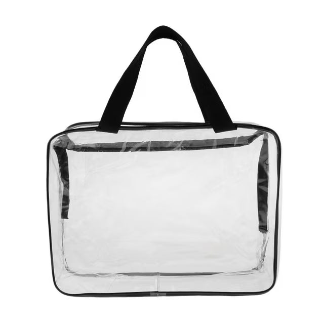 Bolsa Organizadora de Cosméticos de Viaje PVC Transparente – Pack de 20 Unidades