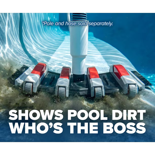 USADO-Cabezal aspirador para piscina Danny's Pool Products, flexible y con peso