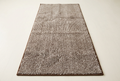 USADO-Alfombra rectangular marrón y blanco con diseño geométrico y textura de bucles