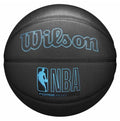 Balón de Baloncesto Wilson NBA Forge Plus – Talla 6 (28.5"), Interior y Exterior, Color Gris Carbón