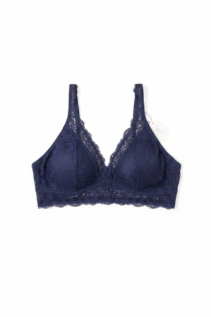 Bralette azul marino sin modelo