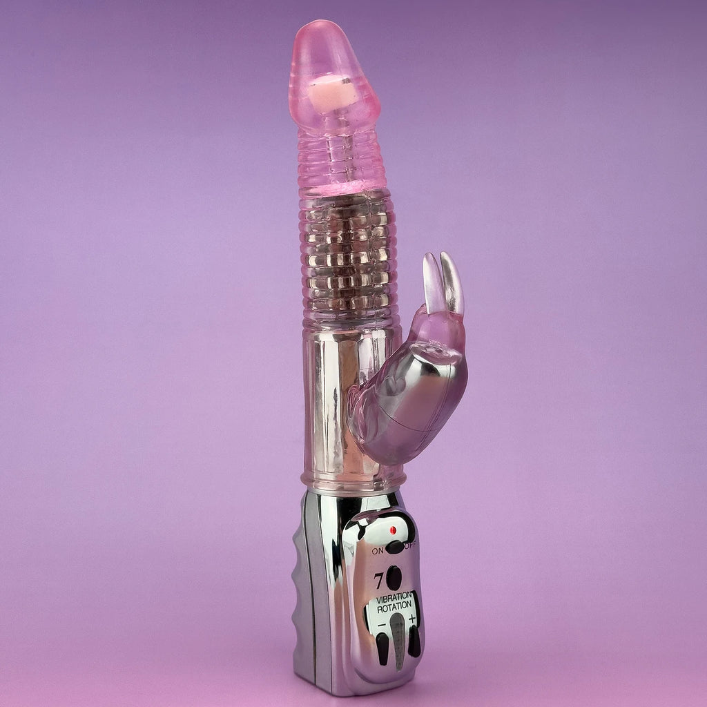 Vibrador Rabbit Eden Wild Bunny – 5 Filas de Perlas Rotatorias y Estimulación Dual