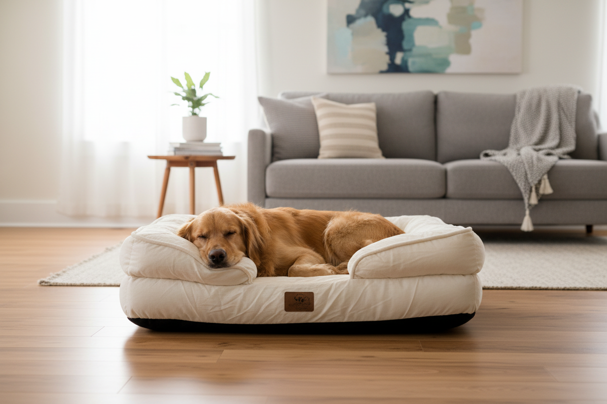 Bedsure Cama Ortopédica para Mascotas – Cama Acolchada Suave para Perros y Gatos