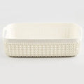 Canasta Curver Knit 7X19X25Cm Crema Plastico