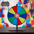 Ruleta multicolor de mesa con base para juegos y actividades