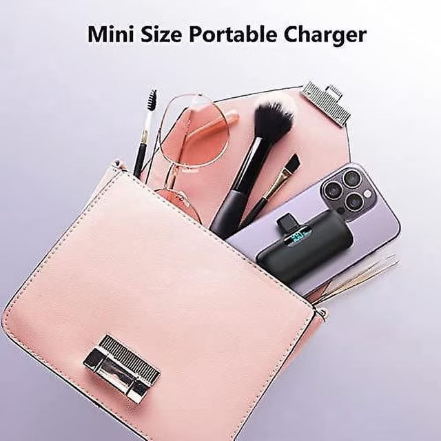 Mini Power Bank 5000mAh Ultra Compacto – Carga Rápida 20W PD