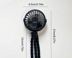 ventilador portátil USB recargable tipo "pulpo" con trípode flexible no contiene cable usb