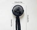 ventilador portátil USB recargable tipo "pulpo" con trípode flexible no contiene cable usb