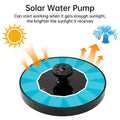 kit de bomba de fuente de agua flotante alimentada por energía solar, diseñado principalmente para la decoración y oxigenación de baños de pájaros