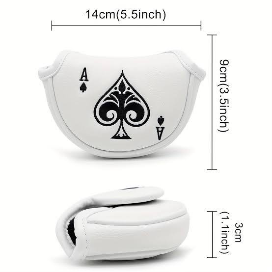 funda protectora magnética para putter de golf de tipo mazo