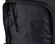 mochila ejecutiva acolchada para computadora portátil (laptop) en color negro.