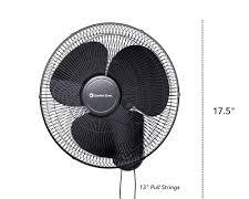 Ventilador Oscilante de Pared de 40 cm (16") Comfort Zone, modelo CZ16W.