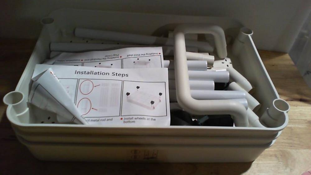 carrito organizador multiuso de 3 niveles con ruedas