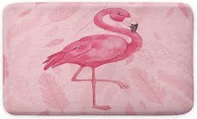manta térmica o cobija ligera de felpa (Plush Fleece Blanket) con un diseño de flamenco rosado