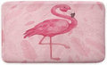 manta térmica o cobija ligera de felpa (Plush Fleece Blanket) con un diseño de flamenco rosado