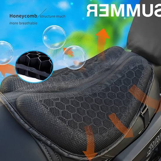 Cojín de Asiento de Gel para Moto con Absorción de Impactos