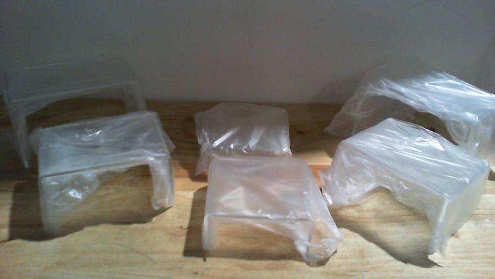 exhibidores acrílicos transparentes x6