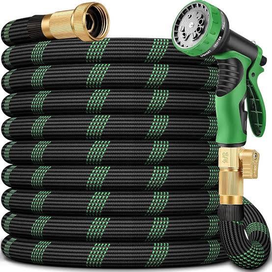 manguera de jardín textil no expandible Non-Expandable Garden Hose (50 FT / 15 Metros),