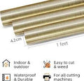 Tubos Metálicos Decorativos Acabado Dorado y Latón Cepillado – Barras Tubulares con Extremos Roscados para Proyectos de Diseño e Iluminación