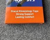 cinta de kinesiología precortada KTQUICK Precut Kinesiology Tape (Full Support),contiene 2 paquetes