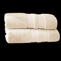 toallas de baño de rizo de algodón de color crema / beige claro, ( SOLO VIENEN 2 PIEZAS ARTICULO VIENE COMO SE OBSERVA EN LA SEGUNDA IMAGEN )