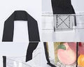 bolsa de almacenamiento transparente con asas (generalmente fabricada en PVC flexible o vinilo transparente CONTIENE 3 UNIDADES