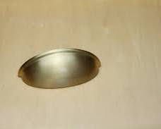 juego de tiradores tipo concha o copa para cajones, ( 5 UNIDADES )