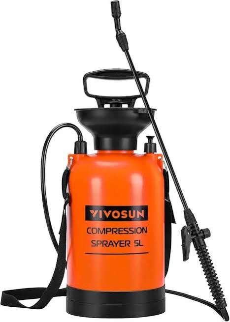 pulverizador / rociador de compresión manual para jardín de la marca premium VIVOSUN.