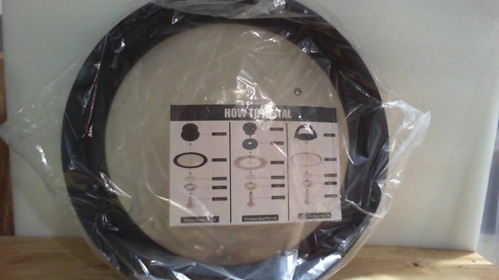 tapa universal de vidrio y silicona para sartenes u ollas