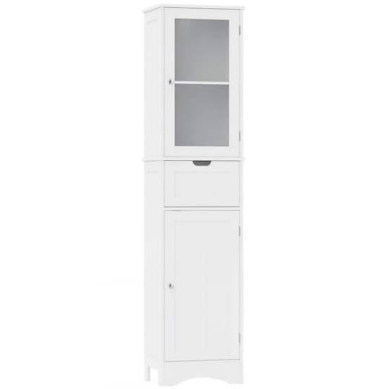 mueble organizador o torre de baño delgada