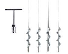 Kit de Anclaje de Tierra de Alta Resistencia (Heavy Duty Ground/Earth Anchor Kit)