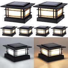 luces LED solares para postes (LED Post Lights) de la marca Dynaming ( ARTICULO VIENE COMO SE MUESTRA EN LA SEGUNDA IMAGEN )