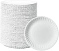 platos desechables blancos