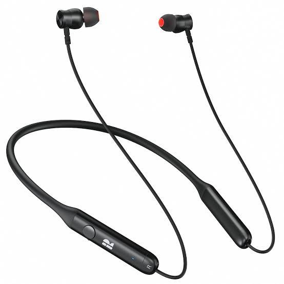 Rythflo Bluetooth Headphones (auriculares inalámbricos de tipo diadema de cuello o neckband) con 4 pares de almohadillas sustitutas