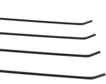 set de organizadores o separadores metálicos verticales para estantes de clóset (Wire Shelf Dividers